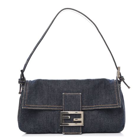 vintage fendi bag small|fendi vintage denim bag.